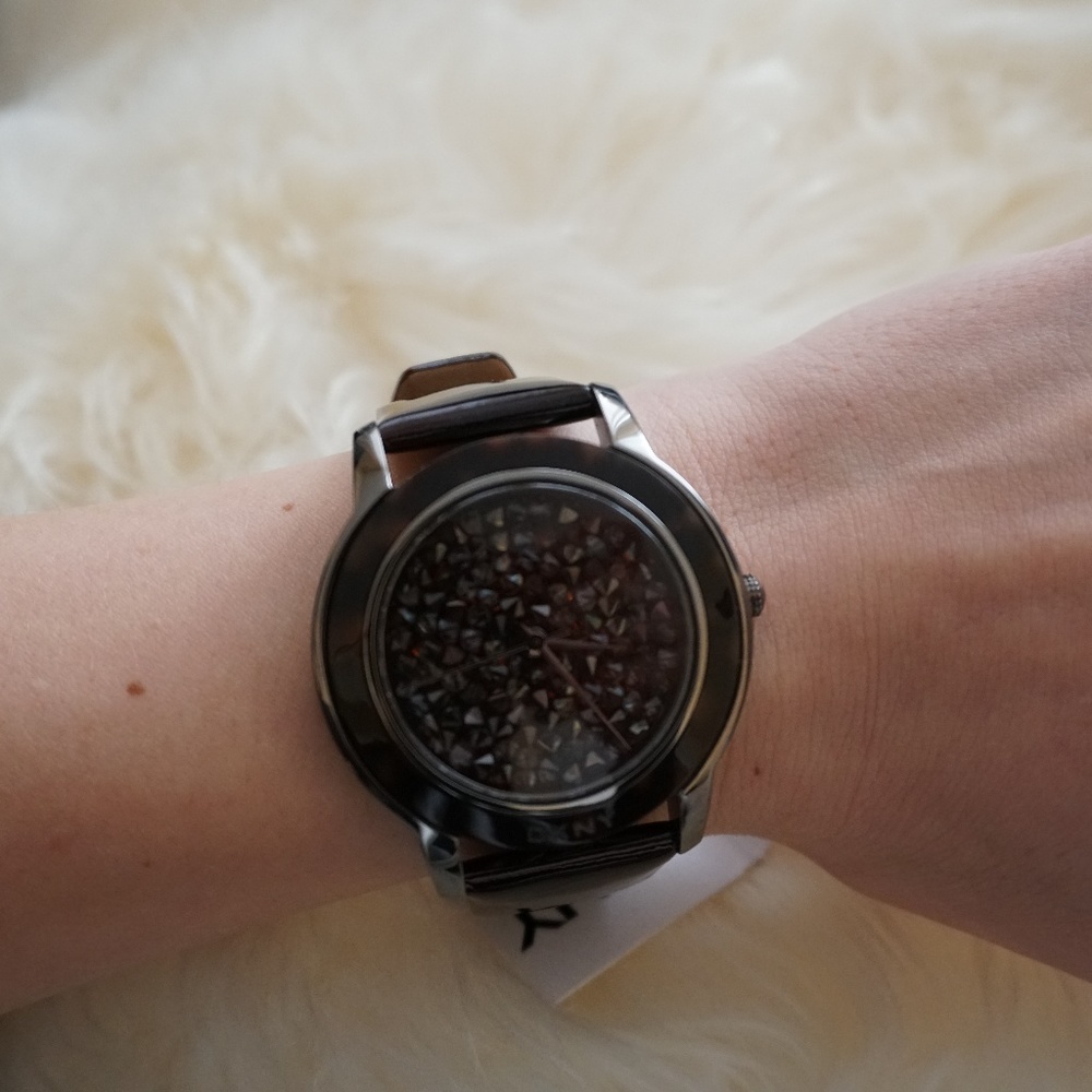 New&Authentic DKNY Tortoise Women's Watch